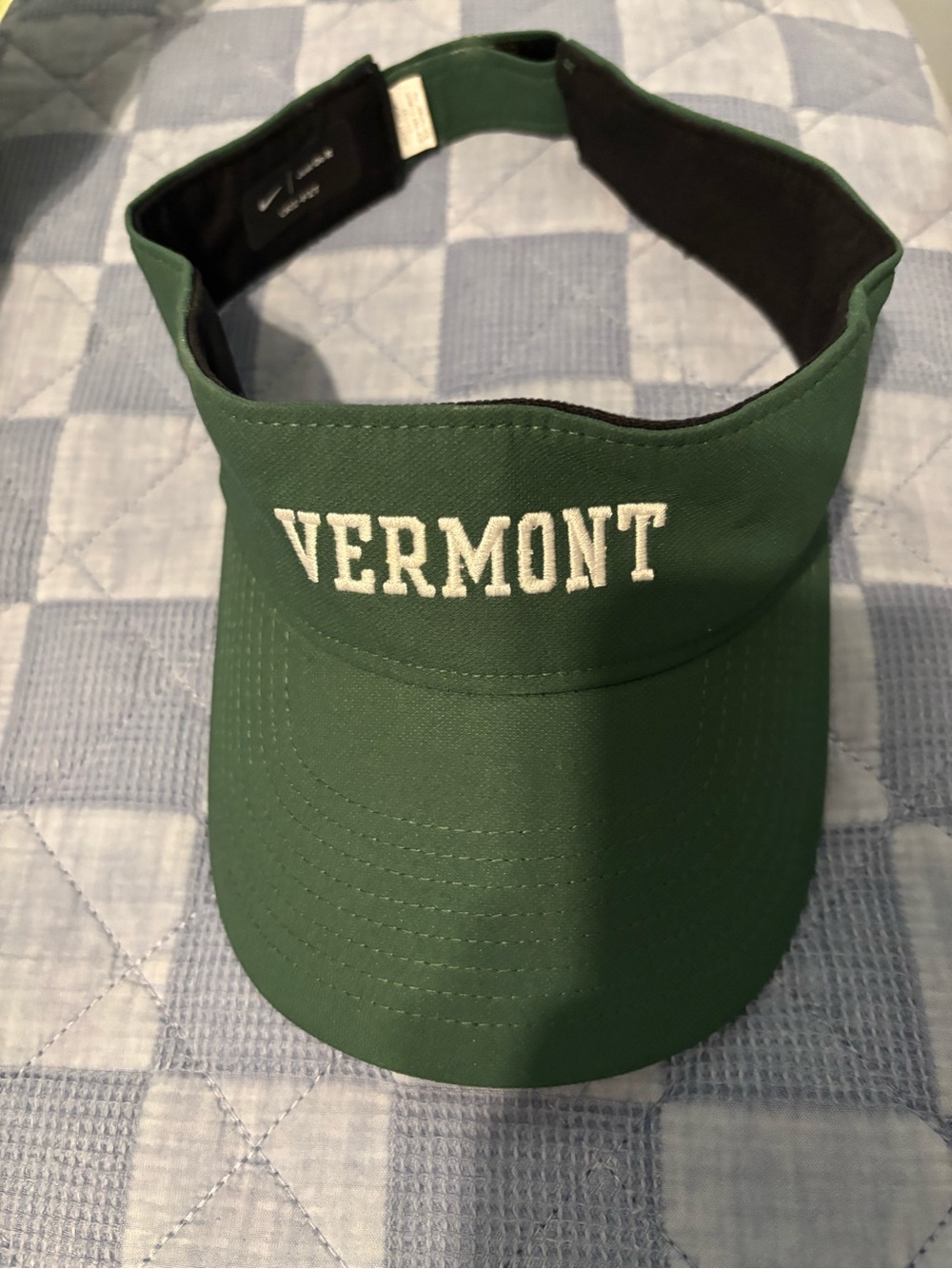 Nike Green Vermont Embroidered Visor